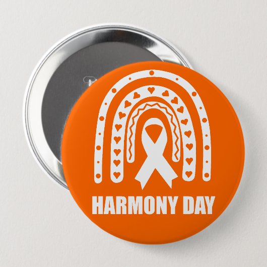 Harmony Day Australië Ronde Button 4,0 Cm (Voorkant /achterkant)
