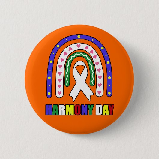 Harmony Day Australië Ronde Button 5,7 Cm (Voorkant)