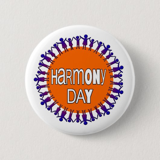 Harmony day, Australië Ronde Button 5,7 Cm (Voorkant)