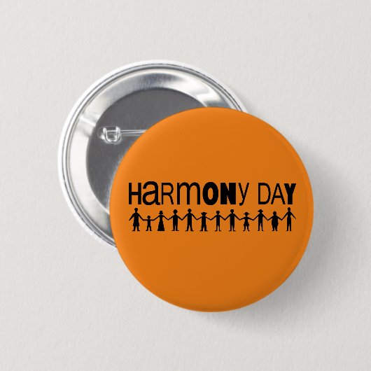 Harmony day, Australië Ronde Button 5,7 Cm (Voorkant /achterkant)