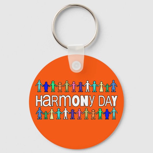 Harmony Day Australië Sleutelhanger (Achterkant)