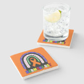 Harmony Day Australië Stenen Onderzetter (Zijkant)