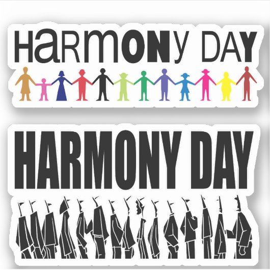 Harmony day, Australië Sticker (Voorkant)