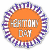 Harmony day, Australië Sticker (Voorkant)
