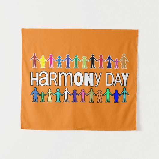 Harmony Day Australië Wandkleed (Voorkant (horizontaal))