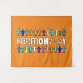 Harmony Day Australië Wandkleed (Voorkant (horizontaal))