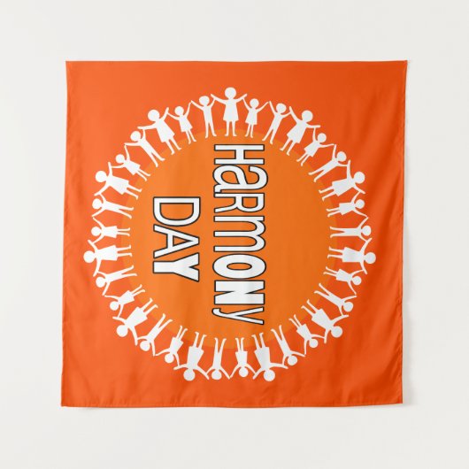 Harmony day, Australië Wandkleed (Voorkant (horizontaal))