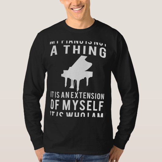 Harmony Defined: Express You met deze Piano Exten T-shirt (Voorkant)