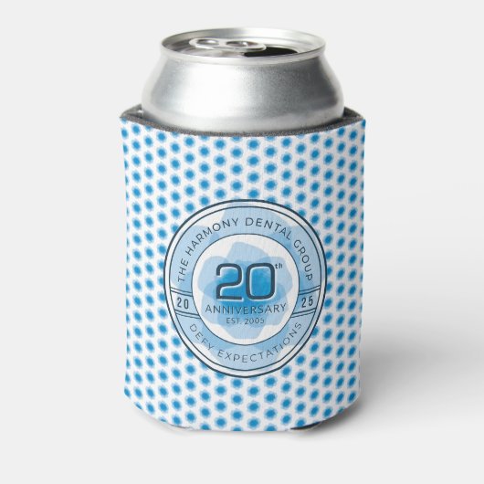 Harmony Dental 20th Anniversary Cooler Sleeve (Blikje Achterkant)