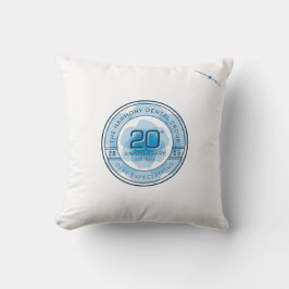 Harmony Dental 20th Anniversary Throw Pillow Kussen
