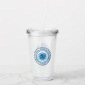 Harmony Dental 20th Anniversary Tumbler with Straw Acryl Drinkbeker (Achterkant)