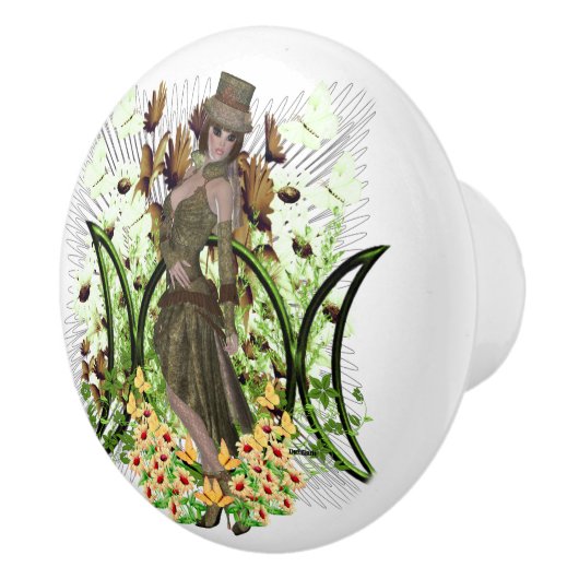 Harmony driedubbel design keramische knop (Rechts)