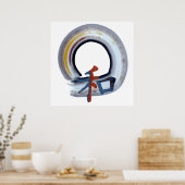 Harmony Enso over de raad van bestuur van Shikiski Poster (Keuken)