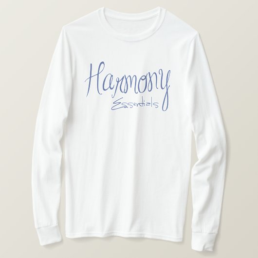 Harmony Essentials Unisex T-shirt (blauw) (Design voorkant)