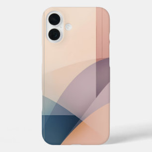 Harmony etherische Abstracte pastel art kleuren on iPhone 16 Plus Hoesje