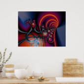 Harmony Fractal Poster (Keuken)