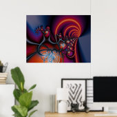 Harmony Fractal Poster (Thuiskantoor)