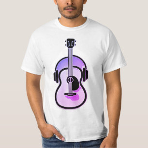 Harmony Fusion: gitaar en hoofdtelefoon T-shirt