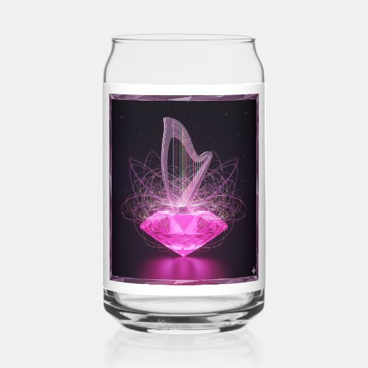 Harmony Harp Drinkservieset Blikvorm Glas (Voorkant)