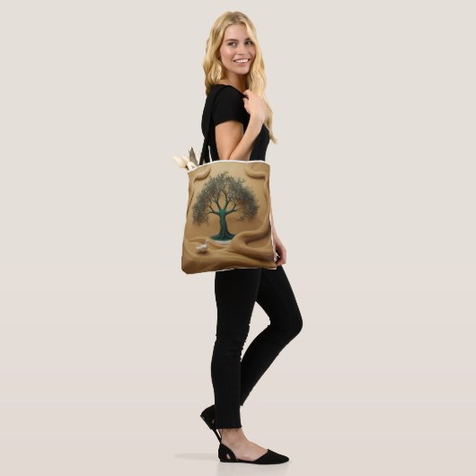 Harmony Haven Tote Bag (Op model)