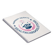 Harmony Heights Healthcare Solutions Company Logo Notitieboek (Rechterzijde)