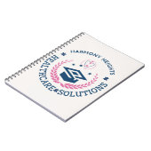 Harmony Heights Healthcare Solutions Company Logo Notitieboek (Linkerzijde)