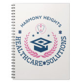 Harmony Heights Healthcare Solutions Company Logo Notitieboek (Voorkant)