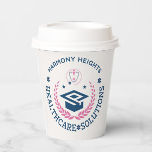Harmony Heights Healthcare Solutions Company Logo Papieren Bekers