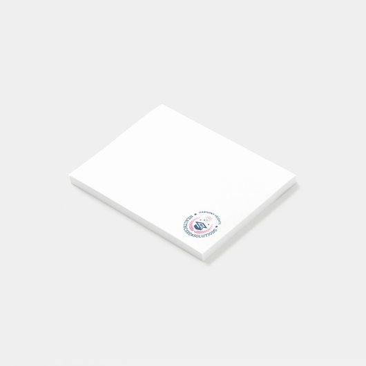 Harmony Heights Healthcare Solutions Company Logo Post-it® Notes (Schuin)