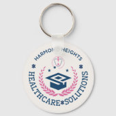 Harmony Heights Healthcare Solutions Company Logo Sleutelhanger (Voorkant)