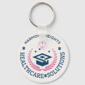 Harmony Heights Healthcare Solutions Company Logo Sleutelhanger (Achterkant)