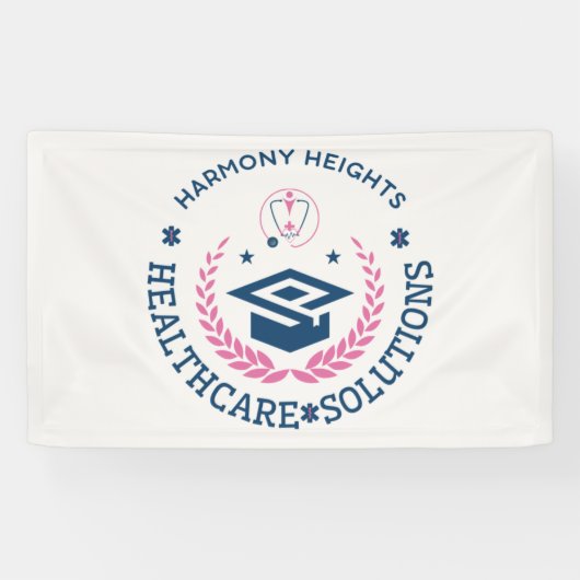 Harmony Heights Healthcare Solutions Company Logo Spandoek (Horizontaal)