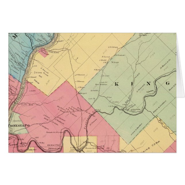 Harmony, Hickory, Kingsley, Tionesta Townships (Voorkant Horizontaal)