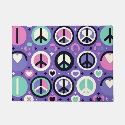 Harmony Hues A Peaceful Pattern / Tons de Harmonia Deurmat (Voorkant)