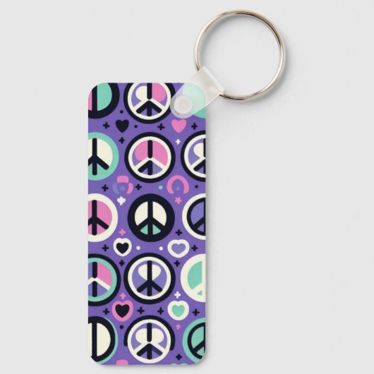 Harmony Hues A Peaceful Pattern / Tons de Harmonia Sleutelhanger (Achterkant)