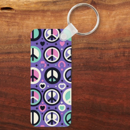 Harmony Hues A Peaceful Pattern / Tons de Harmonia Sleutelhanger (Achterkant)