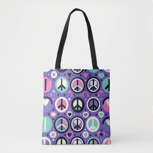 Harmony Hues A Peaceful Pattern / Tons de Harmonia Tote Bag (Voorkant)