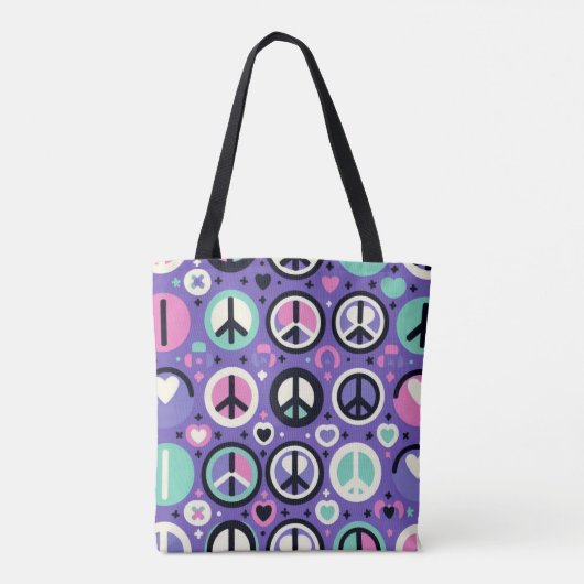 Harmony Hues A Peaceful Pattern / Tons de Harmonia Tote Bag (Achterkant)