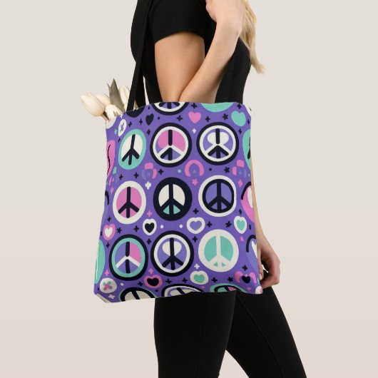 Harmony Hues A Peaceful Pattern / Tons de Harmonia Tote Bag (Dichtbij)