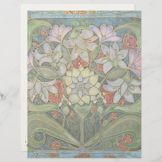 Harmony In Bloom Briefhoofd (Voorkant / Achterkant)