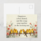 Harmony in Bloom Briefkaart (Voorkant / Achterkant)