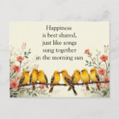 Harmony in Bloom Briefkaart (Voorkant)