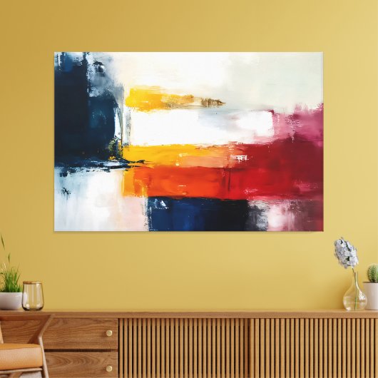 Harmony in Fragments Canvas Afdruk (Insitu (Woonkamer))