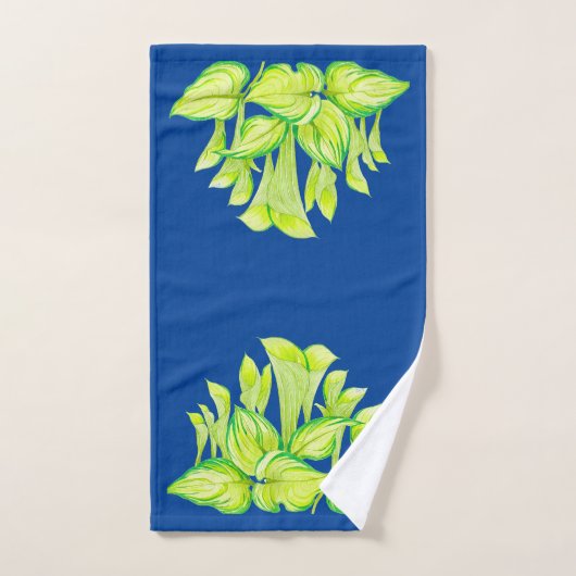 'Harmony in Green' op een badkamerhanddoekset Bad Handdoek (Handdoek)