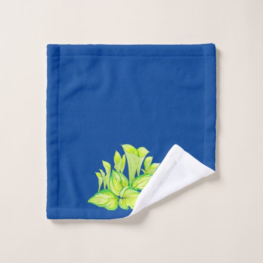 'Harmony in Green' op een badkamerhanddoekset Bad Handdoek (Wasdoekje)