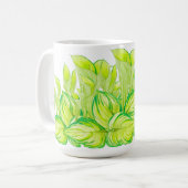 'Harmony in Green' op een Classic Mok (Voorkant links)