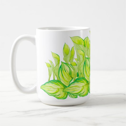 'Harmony in Green' op een Classic Mok (Links)