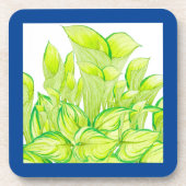 'Harmony in Green' op een Onderzetter Set (Voorkant)