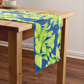 'Harmony in Green' op een Table Runner Korte Tafelloper (Voorbeeld)