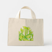 'Harmony in Green' op een Tiny Canvas tas (Achterkant)